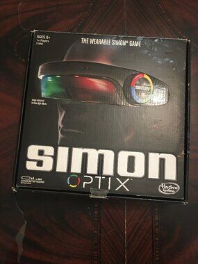 Hasbro Gaming C290B Simon Optix Game Wearable hands free Complete, Works Fine